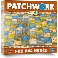 Look Out Games Brettspiel Patchwork mit Patchwork-Technik, Knöpfen als Ressource und Stoff-Leder-Materialien
