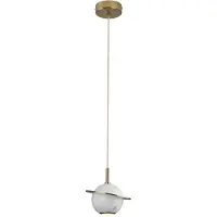 Maxkomfort GmbH Hängelampe LED, Weiß/Gold, URANOX P0413, MaxLight