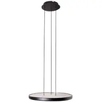 Maxkomfort GmbH Hängeleuchte LED VIK, schwarz-gold, 40W, warmweiß, 3440lm, Metall, Maße: 120x48x48cm, IP20, Maxlight