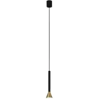 Faro Zylindrische LED-Pendelleuchte Danka in Gold satin