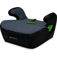 Osann Junior Gurtfix Sitzerhöhung Auto Kinder, 126-150 cm ca. 15 - 36 kg, ab 6 Jahre optimale Gurtführung, extra weich - Nero