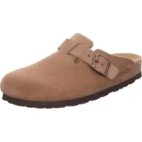 Rohde Damen Clog Leder Pantolette robust klassisch Schnalle Alba 6071, Größe:38 EU, Farbe:Mehrfarbig