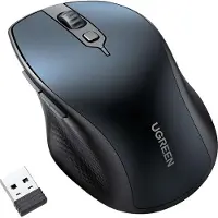 UGREEN ergonomische kabellose Maus Bluetooth 2,4 GHz - Blau