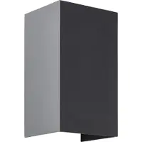 Brilliant LED-Außenwandleuchte Hilly, Höhe 13,6 cm, dunkelgrau, Metall