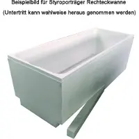 Hak Styroporträger zu Badewanne Dupla 180x120cm