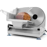 Bomann Allesschneider mit Ø 190 mm Edelstahlmesser | elektr. Brotschneidemaschine mit stufenlos einstellbarer Schnittstärke (0–15 mm) | MA 451 CB