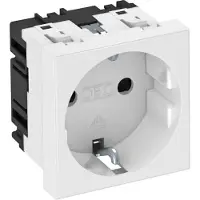 OBO Bettermann STD-D0 RW1, 2P, Weiß, 250 V, 16 A, 45 mm, 42 mm