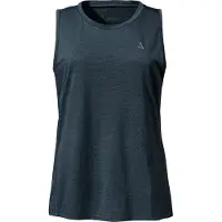 Schöffel Funktionsshirt SCHÖFFEL "CIRC Top Tauron L", Damen, Gr. 48, blau (8820, blau), Oberstoff: 100% Polyester, Rundhals, Shirts Funktionsshirt