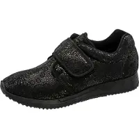 Fischer Markenschuh Komfort Slipper für Damen in schwarz schwarz 248-00-00708