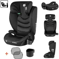 Tulano Joy 20 Kindersitz i-Size ECE R129/03, 100–150 cm, vorwärtsgerichtet, 13-fach verstellbare Kopfstütze, umwandelbar, inkl. Getränkehalter & Sonne