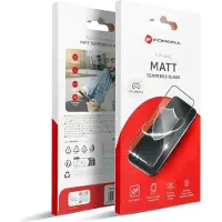 Forcell Matt gehärtetes Glas - passend für Iphone 12 / 12 Pro schwarz