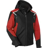 Kübler BODYFORCE Winter Softshell Jacke schwarz/mittelrot XS - 1325 5375-9955-XS - schwarz/mittelrot