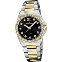 Candino Damen Uhr Analog Elegant Edelstahl Armbanduhr Elegance silber gold D2UC4752/3