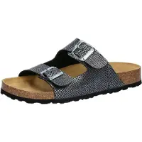 Lico Pantolette "Pantolette Bioline Platino", Damen, Gr. 42, schwarz, Synthetik, Schuhe Pantolette