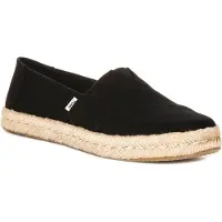 Toms Alpargata Rope 2.0 in Schwarz für Damen – 4 UK - 36.5 EU - 6 US / Black