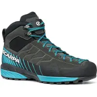 Scarpa Mescalito Mid GTX, Lederschuhe, Approach, shark/azure, 48,