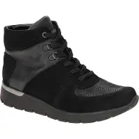 Waldlaufer K-Ramona Schnürstiefelette Schwarz in Gr. 39