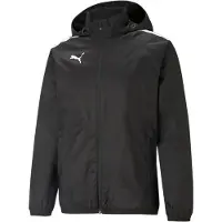 Puma Herren Teamliga All Weather Jacket Sweater, Black-Black, XXL EU
