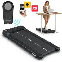 Zipro Catwalk Walking Pad – Elektrisches Laufband für den Schreibtisch, Ultraflach & Kompakt, Gehband für Home Office – Mit App-Kompatibilität, 1-6 km
