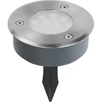 Ledvance LED-Erdspießleuchte Endura Hybrid Spike, Edelstahl