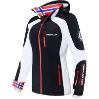 Nebulus Skijacke DAVOS Damen, Outdoorjacken , Funktionsjacke , Q680 - Damen, schwarz-weiß, L/40