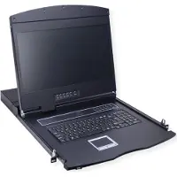 Value 19"-KVM-Konsole, 48 cm (19") TFT (16:9), VGA, USB, Tastaturlayout CH