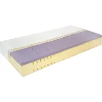 Betten-ABC Cosmo Pro, 7-Zonen Kaltschaummatratze mit integrierter Gelschaum-Auflage, Größe: 80 x 200 cm, Härtegrad: Soft (H2)