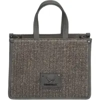 Sansibar Handtasche Umhängetasche Mini Tote Bag Anthracite anthrazit