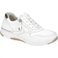 Gabor ROLLINGSOFT Damenschuhe - sportliche Schnür- Halbschuhe weiß Freizeit NEU