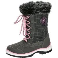 Lico Winterstiefel "Winterboot Lillesand", Mädchen, Gr. 39, wärmend, grau, Synthetik, Schuhe Winterstiefel