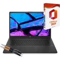 HP Laptop 17-CN - Intel Celeron N4120 - 16GB DDR4-RAM – 2000GB SSD - Windows 11 Pro + MS Office 2024 Pro - 44cm (17.3") Full HD TFT