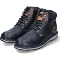 Tom Tailor Herren Schnürboots schwarz EUR 44
