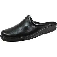 Rohde Hausschuhe Lekeberg 1552 Herren Black-Schuhgröße 43