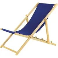 Sonstiges Liegestuhl blau 2er Set klappbar aus Holz-mit Absicherungssystem Klappstuhl Sonnenstuhl Strandstuhl Holzklappstuhl Gartenliegen Sonnenliege