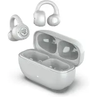 JLab Open Ear Earbuds, Manschetten-Design Clip-On-Kopfhörer, 21 Stunden Akkulaufzeit, Headphones Mit Bluetooth Multipoint, MEMS-Mikrofon, Mit App Anpassen