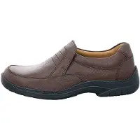 Jomos FEETBACK Slipper in Übergrößen Braun 406201 44 355 große Herrenschuhe, Größe:41