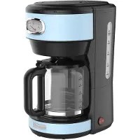 WESTINGHOUSE Retro Filterkaffeemaschine – Filterkaffee – Wiederverwendbarer Filter – 1,25 l – 10 Tassen – 1000 W – Blau