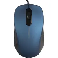 Modecom MC-M10S Optische Maus, Blau, 1000 DPI, Geräuschlose Tasten, Ergonomisch, USB, Beidhändig, passend für Laptop und Computer