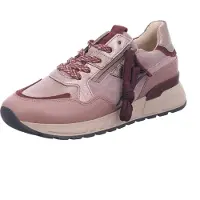 Gabor Damen Sneaker, Farbe rame, Weite H, mit Schnürung und Reißverschluss