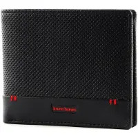 Bruno Banani Leder Geldbörse Wallet Black schwarz