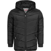 Lonsdale Jungen Jacke mit Kapuze BRYNGWYN Black 128