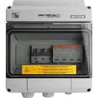 Doktorvolt Solar Anschlusskasten PV AC 1x Mersen Typ 1/2 1xSEZ C16 3P IP65 4586