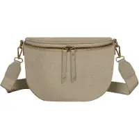Gallantry Paris Gallantry, Bananen Tasche mit Schulterriemen Luna aus Stoff, Taupe