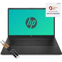 HP Laptop 17-CN - Intel Celeron Quad Core N4120 - 8GB DDR4-RAM – 1000GB SSD - Windows 11 Pro + MS Office 2021 Pro - 44cm (17.3") Full HD TFT