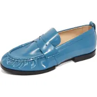 Tod'S G5166 mocassino donna light blue leather loafer woman