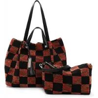 Suri Frey Schultertasche July City Shopper Black / Red schwarz