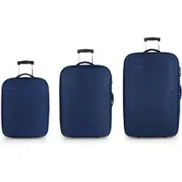 Gabol Orbit Soft Spinner Expandable 4.59-53/66.6-76.9/89.5-105.5l Koffer Auf Rollen 3 Einheiten