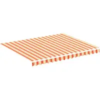 Syfax Markisenbespannung Gelb und Orange 3x2,5 m