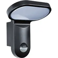 ESYLUX AOL 200 LED 5K, Wandbeleuchtung für den Außenbereich, Schwarz, Aluminium, Kunststoff, IP55, Fassade, II