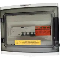 Doktorvolt Solar Anschlusskasten Photovoltaik AC SIEMENS 3P B10A 25A 300mA Überspannungsschutz T2 0737